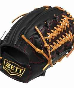 ZETT Pro Elite 12 Inch Black Infielder Glove