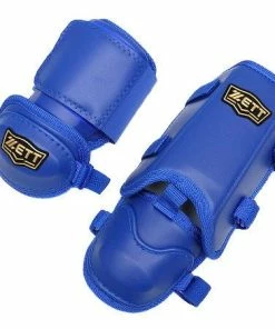 ZETT Pro Youth Batter Elbow-Shin Guard Set - Royal