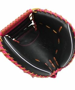 HATAKEYAMA Pro 33 Inch Catcher Mitt - Black/Pink -Deals Slowpitch Softball Bats Store 91 cddfdcd2c10fe73f w600h600