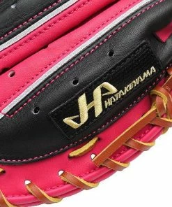 HATAKEYAMA Pro 33 Inch Catcher Mitt - Black/Pink -Deals Slowpitch Softball Bats Store 92 07a074da95da5cf9 w600h600