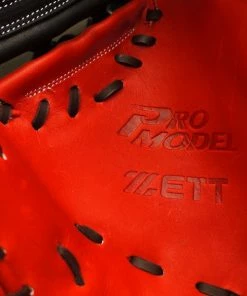 ZETT Pro Elite 12.5 Inch First Base Mitt - Red/Black -Deals Slowpitch Softball Bats Store 95 185818d7a3287058 w600h600