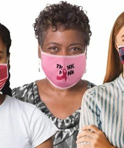 TagCo USA Inc Breast Cancer Awareness Reusable Non-Medical 2-Layer Fabric Face Masks (3-Pack) 6 TagCo USA Inc Breast Cancer Awareness Reusable Non-Medical 2-Layer Fabric Face Masks (3-Pack) -Deals Slowpitch Softball Bats Store BUN 3 MASK 403 1