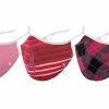 TagCo USA Inc Breast Cancer Awareness Reusable Non-Medical 2-Layer Fabric Face Masks (3-Pack)