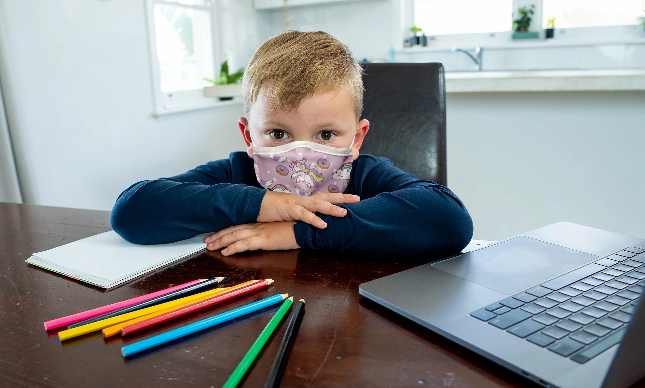 TagCo USA Inc Two-Layer Reusable Kids Face Mask With Adjustable Earloop (3-Pack) 4 TagCo USA Inc Two-Layer Reusable Kids Face Mask With Adjustable Earloop (3-Pack) - Image 4