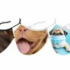 TagCo USA Inc PUG Faced Two-Layered Reusable Face Mask With Adjustable Earloop (3-Pack)
