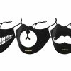 TagCo USA Inc Funny Faces Double Layer Reusable Mask With Adjustable Loop (3 -Pack)