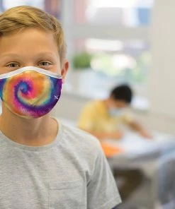 TagCo USA Inc Tie-Dyed Dual-Layer Reusable Kids Face Mask With Adjustable Earloop (3-Pack) -Deals Slowpitch Softball Bats Store EF 3WATKFM 3