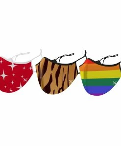 TagCo USA Inc Double Layer Washable & Reusable Non-Medical Face Mask With Adjustable Loop (3 -Pack) -Deals Slowpitch Softball Bats Store EF MASK 002 3