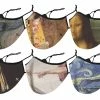 TagCo USA Inc Famous Art Paintings Reusable & Washable 2-Layer Non-Medical Face Mask (3 -Pack)