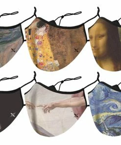 TagCo USA Inc Famous Art Paintings Reusable & Washable 2-Layer Non-Medical Face Mask (3 -Pack)