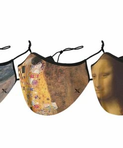 TagCo USA Inc Famous Art Paintings Reusable & Washable 2-Layer Non-Medical Face Mask (3 -Pack) -Deals Slowpitch Softball Bats Store EF MASK 003 9