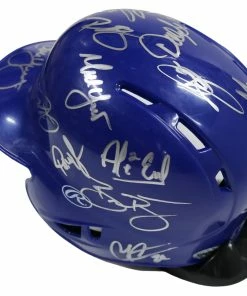 Sports-Autographs Kansas City Royals 2016 Team Signed Autographed Mini Batting Helmet Authenticated Ink COA Perez Merrifield -Deals Slowpitch Softball Bats Store IMG 0314 af923633 35b6 493d 94af 81eee14ebc22 1024x1024