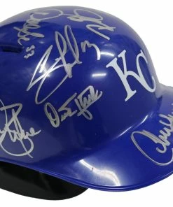 Sports-Autographs Kansas City Royals 2016 Team Signed Autographed Mini Batting Helmet Authenticated Ink COA Perez Merrifield -Deals Slowpitch Softball Bats Store IMG 0317 ba528f71 9b3a 4079 9480 79552904c250 1024x1024