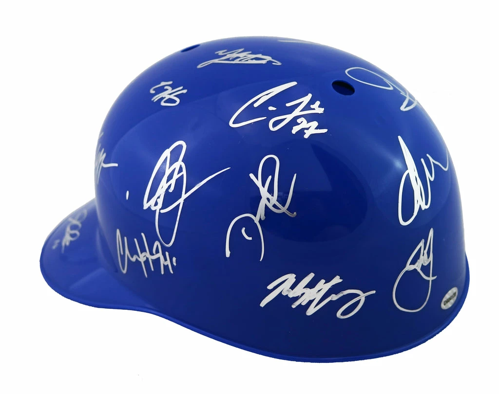Sports-Autographs Los Angeles Dodgers 2016 Team Autographed Signed Souvenir Full Size Batting Helmet Authenticated Ink COA 4 Sports-Autographs Los Angeles Dodgers 2016 Team Autographed Signed Souvenir Full Size Batting Helmet Authenticated Ink COA - Image 4