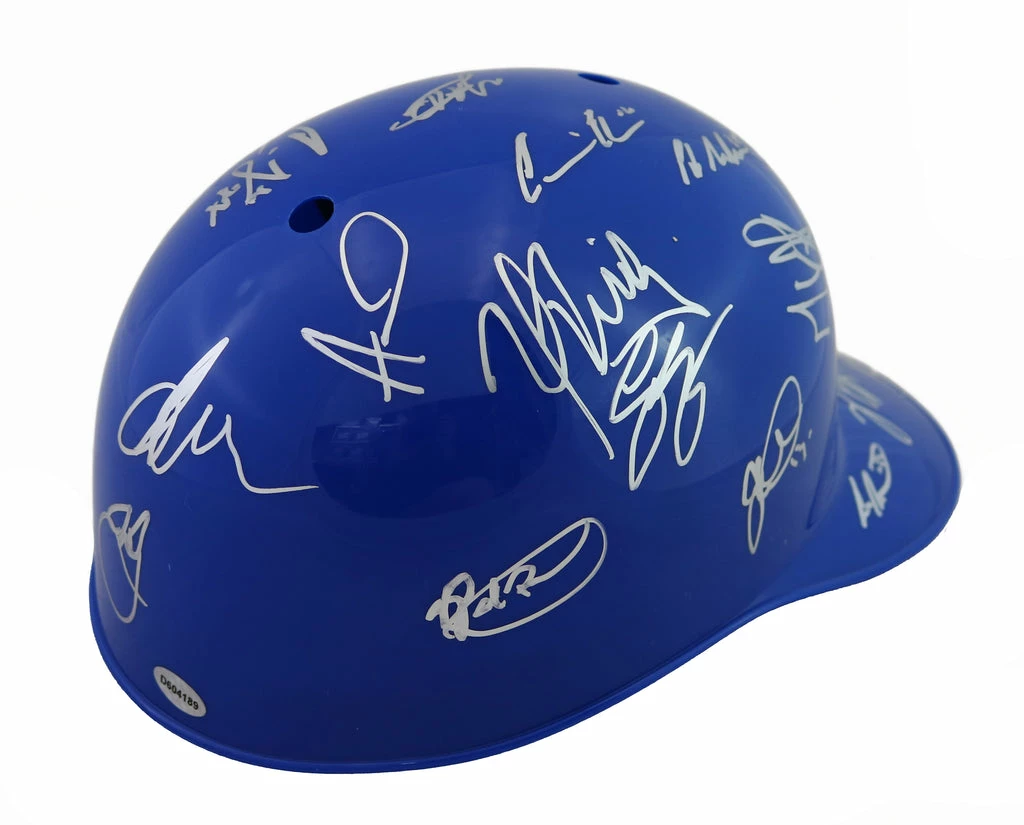 Sports-Autographs Los Angeles Dodgers 2016 Team Autographed Signed Souvenir Full Size Batting Helmet Authenticated Ink COA 5 Sports-Autographs Los Angeles Dodgers 2016 Team Autographed Signed Souvenir Full Size Batting Helmet Authenticated Ink COA - Image 5
