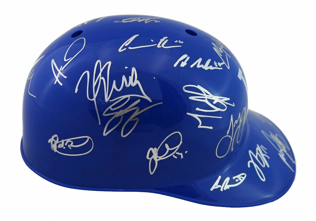 Sports-Autographs Los Angeles Dodgers 2016 Team Autographed Signed Souvenir Full Size Batting Helmet Authenticated Ink COA 6 Sports-Autographs Los Angeles Dodgers 2016 Team Autographed Signed Souvenir Full Size Batting Helmet Authenticated Ink COA - Image 6