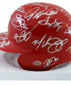 Sports-Autographs Washington Nationals 2016 Team Signed Autographed Mini Batting Helmet Authenticated Ink COA Bryce Harper -Deals Slowpitch Softball Bats Store IMG 1903 1024x1024