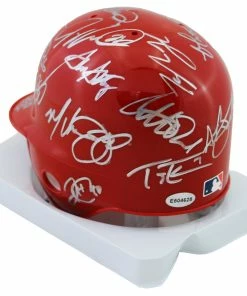 Sports-Autographs Washington Nationals 2016 Team Signed Autographed Mini Batting Helmet Authenticated Ink COA Bryce Harper -Deals Slowpitch Softball Bats Store IMG 1904 1024x1024