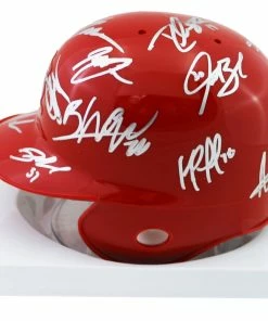 Sports-Autographs St. Louis Cardinals 2016 Team Signed Autographed Mini Batting Helmet Authenticated Ink COA -Deals Slowpitch Softball Bats Store IMG 1957 1024x1024