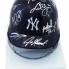 Sports-Autographs New York Yankees 2015 Team Signed Autographed Mini Batting Helmet Authenticated Ink COA Rodriguez Teixeira