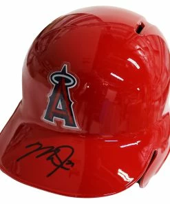 Sports-Autographs Mike Trout Los Angeles Angels Signed Autographed Rawlings Full Size MLB Replica Batting Helmet Global COA