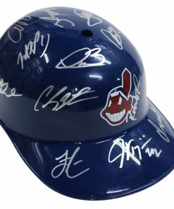 Sports-Autographs Cleveland Indians 2016 Team Autographed Signed Souvenir Full Size Batting Helmet Authenticated Ink COA Lindor Ramirez Kluber Brantley -Deals Slowpitch Softball Bats Store IMG 8731 209a3388 cc4c 4976 bf8d caa3805065c4 1024x1024