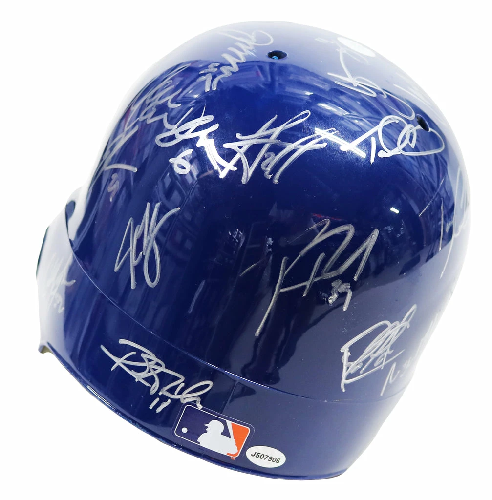 Sports-Autographs New York Mets 2015 World Series Team Signed Autographed MLB Replica Full Size Batting Helmet Authenicated Ink COA 4 Sports-Autographs New York Mets 2015 World Series Team Signed Autographed MLB Replica Full Size Batting Helmet Authenicated Ink COA - Image 4