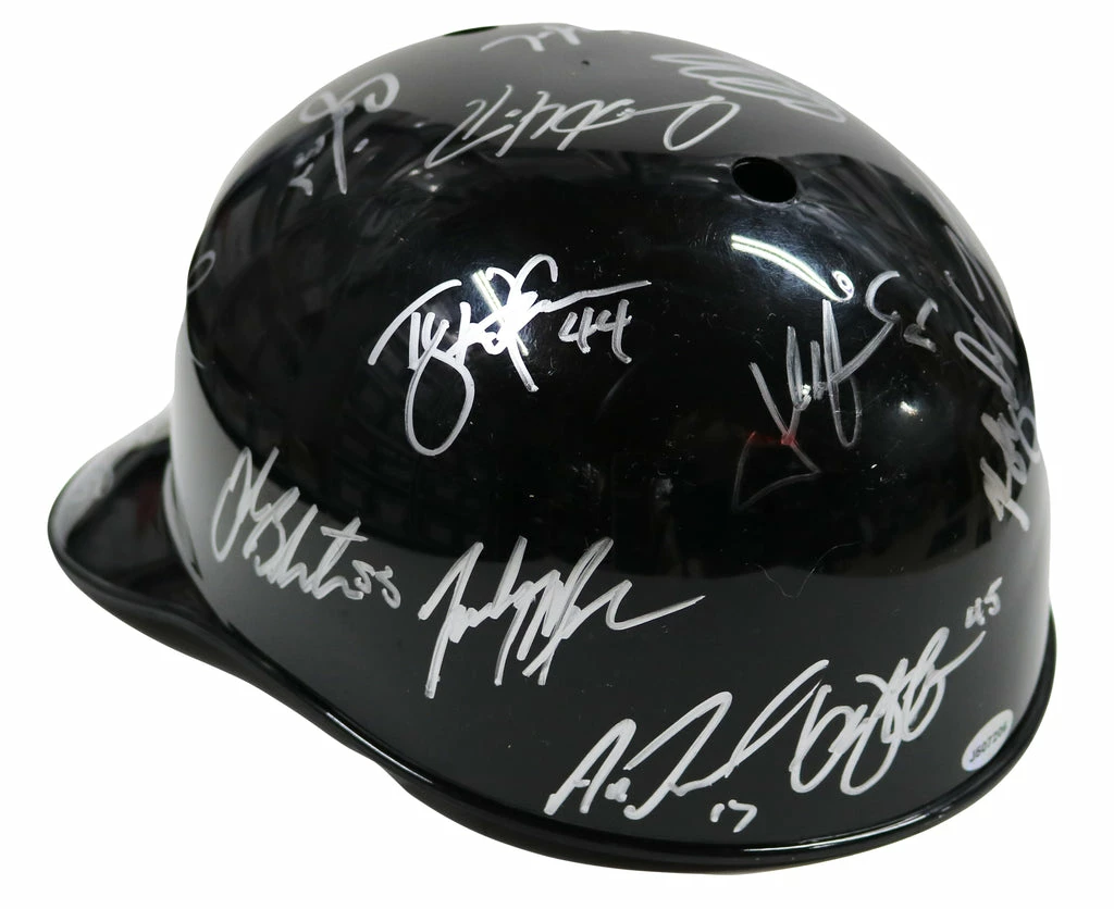 Sports-Autographs Pittsburgh Pirates 2015 Team Autographed Signed Souvenir Full Size Batting Helmet Authenticated Ink COA 4 Sports-Autographs Pittsburgh Pirates 2015 Team Autographed Signed Souvenir Full Size Batting Helmet Authenticated Ink COA - Image 4