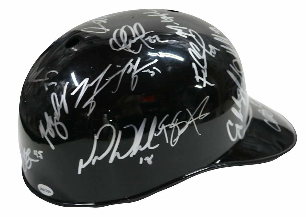 Sports-Autographs Pittsburgh Pirates 2015 Team Autographed Signed Souvenir Full Size Batting Helmet Authenticated Ink COA 6 Sports-Autographs Pittsburgh Pirates 2015 Team Autographed Signed Souvenir Full Size Batting Helmet Authenticated Ink COA - Image 6