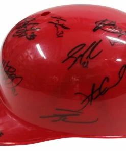 Sports-Autographs St. Louis Cardinals 2015 Team Autographed Signed Souvenir Full Size Batting Helmet Authenticated Ink COA -Deals Slowpitch Softball Bats Store IMG 8861 ff158021 4b64 4274 a00c 306b07eaff3d 1024x1024