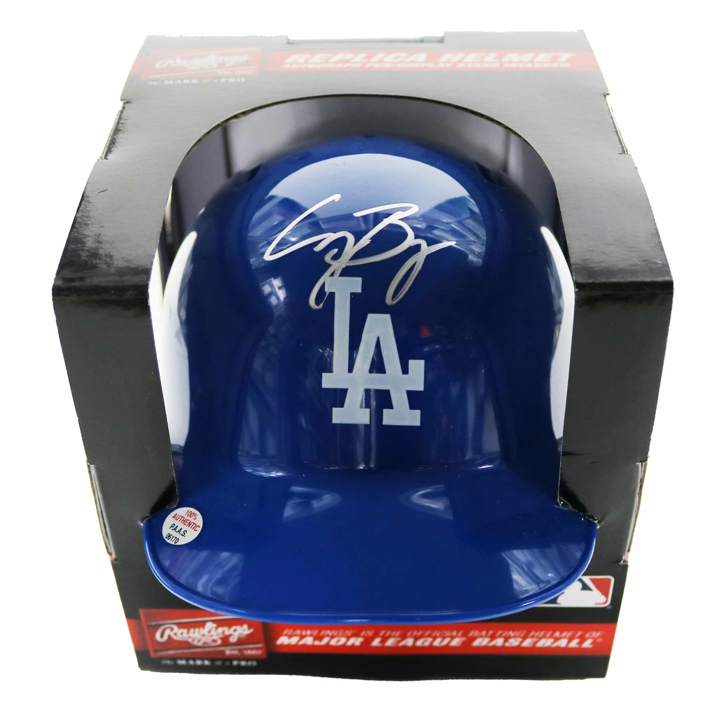Sports-Autographs Cody Bellinger Los Angeles Dodgers Signed Autographed Mini Batting Helmet PAAS COA 1 Sports-Autographs Cody Bellinger Los Angeles Dodgers Signed Autographed Mini Batting Helmet PAAS COA