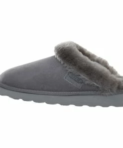 Jeetish Smith's Women's Genuine Plush Australian Shearling Mule Slippers -Deals Slowpitch Softball Bats Store WSM30019 Grey 1