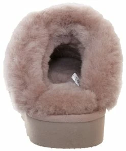 Jeetish Smith's Women's Genuine Plush Australian Shearling Mule Slippers -Deals Slowpitch Softball Bats Store WSM30019 Mauve 3