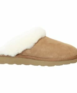 Jeetish Smith's Women's Genuine Plush Australian Shearling Mule Slippers -Deals Slowpitch Softball Bats Store WSM30019 Tan 3