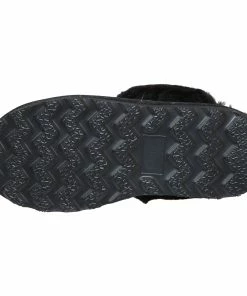 Jeetish Smith's Women's Genuine Plush Australian Shearling & Suede Mule Slippers -Deals Slowpitch Softball Bats Store WSM30020 Black 5