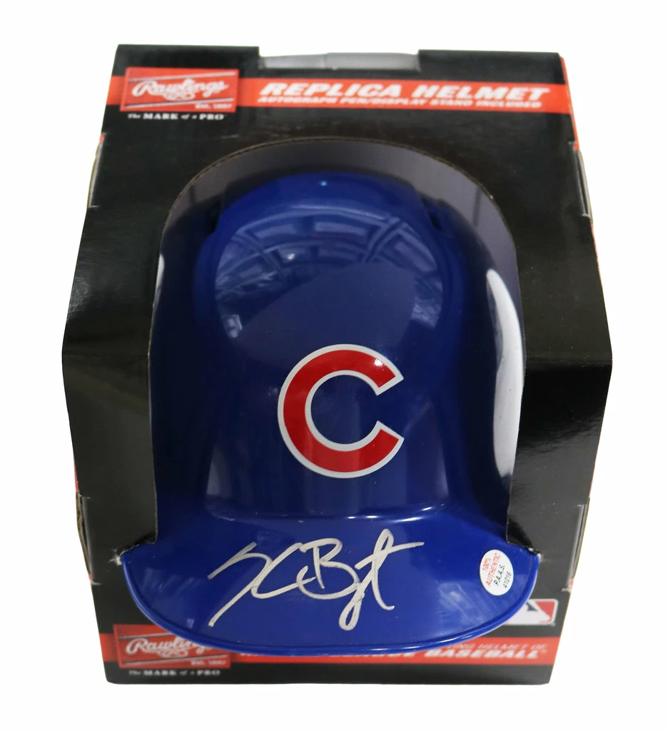 Sports-Autographs Kris Bryant Chicago Cubs Signed Autographed Mini Helmet PAAS COA 1 Sports-Autographs Kris Bryant Chicago Cubs Signed Autographed Mini Helmet PAAS COA
