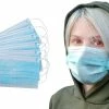 TagCo USA Inc 50-Pack: Disposable 3-Ply Non-Medical Face Masks With Elastic Earloop
