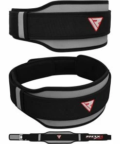 RDX Neoprene Double Weightlifting Belt -Deals Slowpitch Softball Bats Store green grey 8d back support weight lifting belt 16