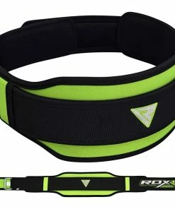 RDX Neoprene Double Weightlifting Belt -Deals Slowpitch Softball Bats Store green grey 8d back support weight lifting belt 8