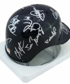 Sports-Autographs Cleveland Indians 2016 Team Signed Autographed Mini Batting Helmet Authenticated Ink COA Lindor -Deals Slowpitch Softball Bats Store indians16miniai3e 1024x1024