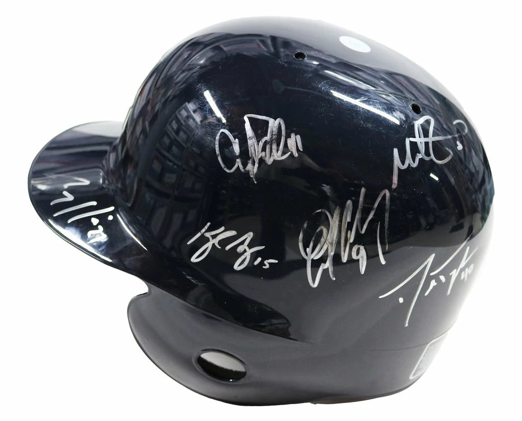 Sports-Autographs Seattle Mariners 2014 Signed Autographed MLB Replica Batting Helmet - Kyle Seager 2 Sports-Autographs Seattle Mariners 2014 Signed Autographed MLB Replica Batting Helmet - Kyle Seager - Image 2