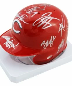 Sports-Autographs Cincinnati Reds 2013 Team Signed Autographed Mini Batting Helmet Authenticated Ink COA Votto Chapman 9 Sports-Autographs Cincinnati Reds 2013 Team Signed Autographed Mini Batting Helmet Authenticated Ink COA Votto Chapman -Deals Slowpitch Softball Bats Store reds13miniai1b 1024x1024