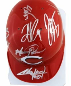 Sports-Autographs Cincinnati Reds 2013 Team Signed Autographed Mini Batting Helmet Authenticated Ink COA Votto Chapman 12 Sports-Autographs Cincinnati Reds 2013 Team Signed Autographed Mini Batting Helmet Authenticated Ink COA Votto Chapman -Deals Slowpitch Softball Bats Store reds13miniai1f 1024x1024