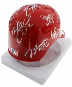 Sports-Autographs Cincinnati Reds 2015 Team Signed Autographed Mini Batting Helmet Authenticated Ink COA Votto Chapman -Deals Slowpitch Softball Bats Store reds15teamminiai1c 1024x1024