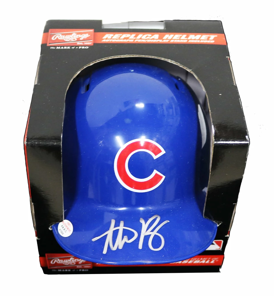 Sports-Autographs Anthony Rizzo Chicago Cubs Signed Autographed Mini Helmet PAAS COA 1 Sports-Autographs Anthony Rizzo Chicago Cubs Signed Autographed Mini Helmet PAAS COA