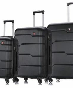 InUSA DUKAP Rodez Lightweight Hardside 3-Piece Travel Suitcase Set (20'', 24'', 28'')
