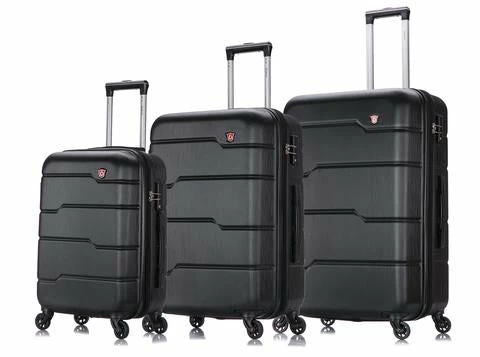 InUSA DUKAP Rodez Lightweight Hardside 3-Piece Travel Suitcase Set (20'', 24'', 28'') 1 InUSA DUKAP Rodez Lightweight Hardside 3-Piece Travel Suitcase Set (20'', 24'', 28'')