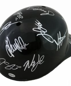 Sports-Autographs Chicago White Sox 2015-16 Team Signed Autographed Souvenir Full Size Batting Helmet Authenticated Ink COA Jose Abreu -Deals Slowpitch Softball Bats Store whitesox16helmetai16c 1024x1024